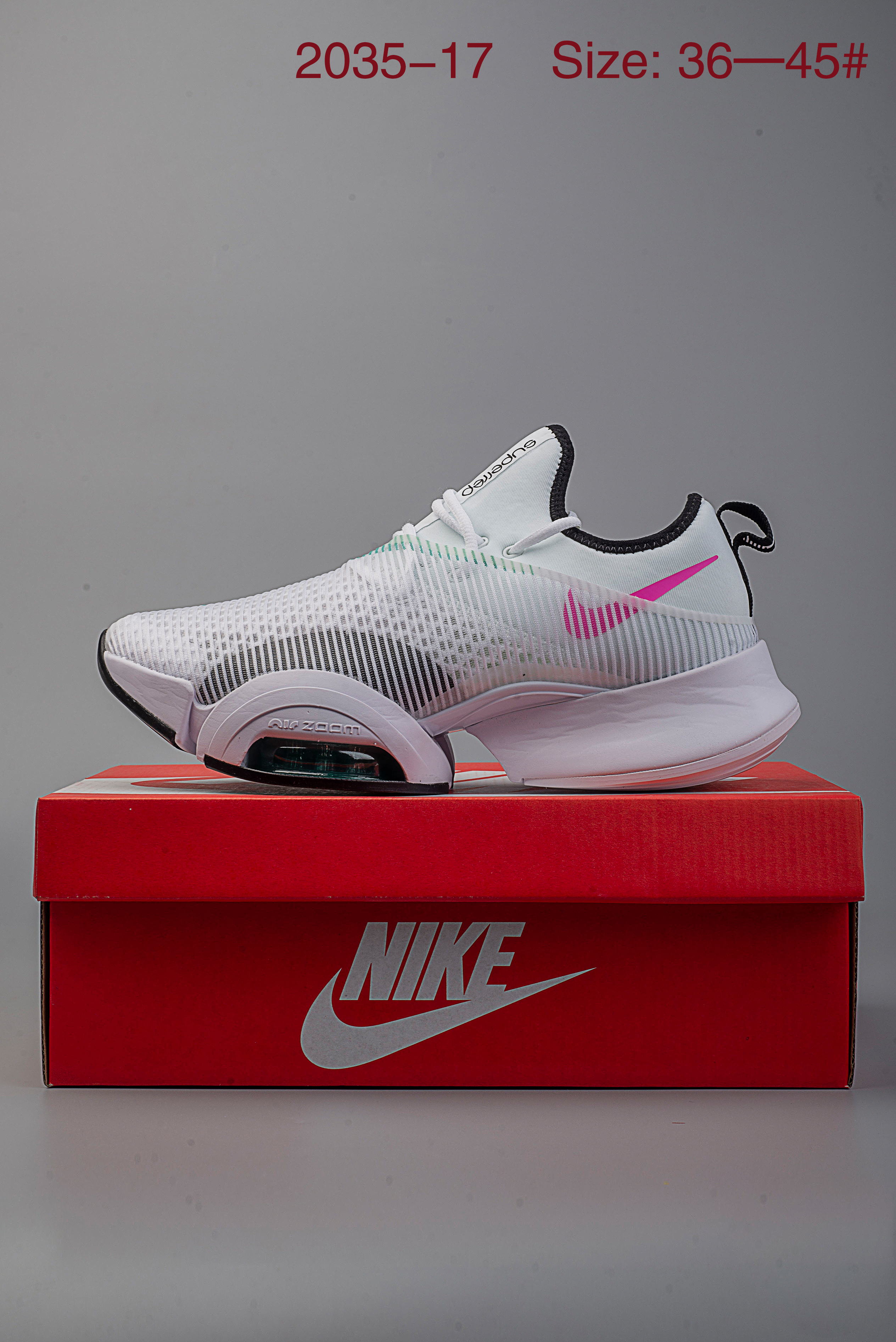 Women Nike AIR ZOOM SUPERREP White Peach Shoes